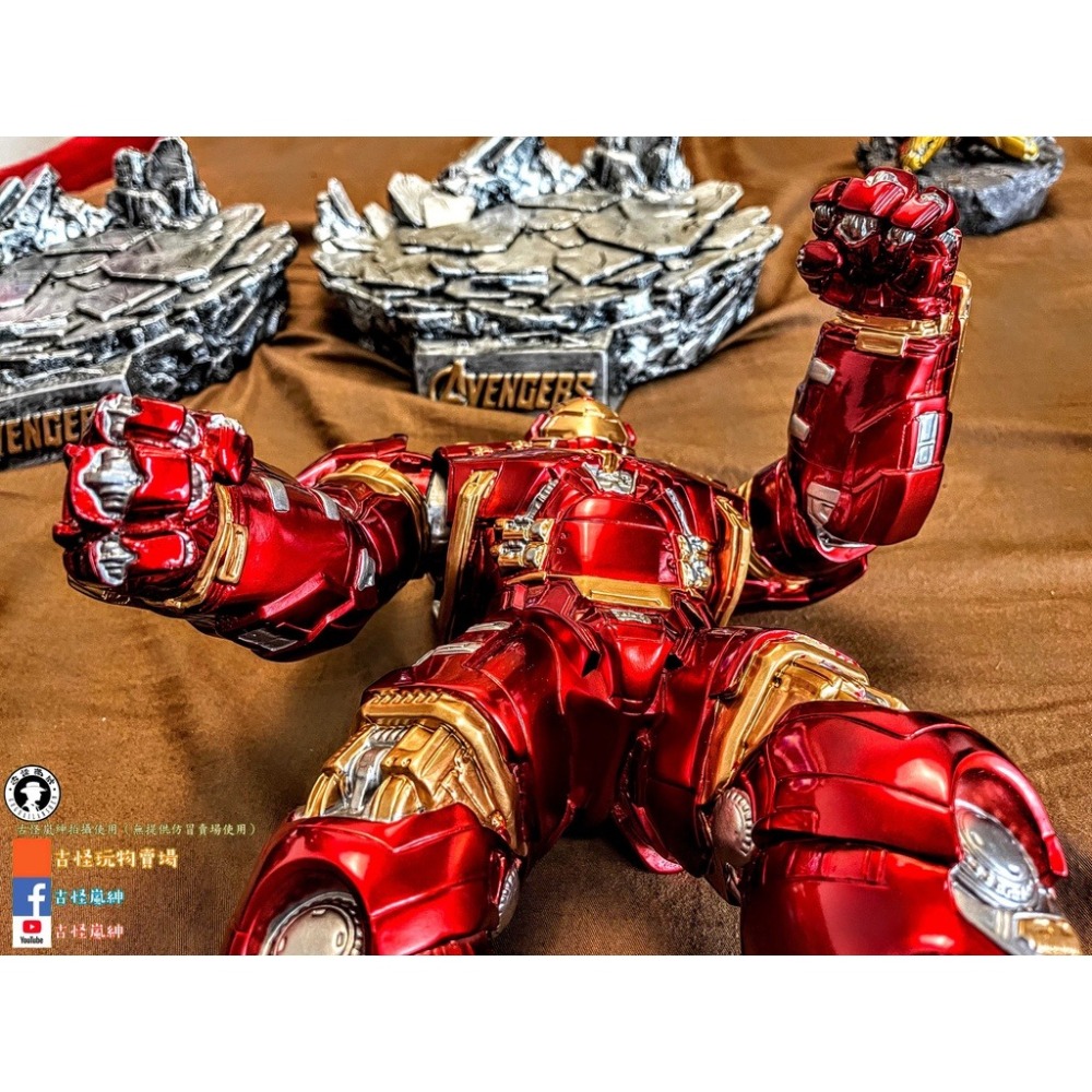 (感動再現）mk44浩克裝甲原色版/手臂有磁鐵可吸/電影/浩克模型/鋼x人/高26.5cm/新年禮物/年貨-細節圖3