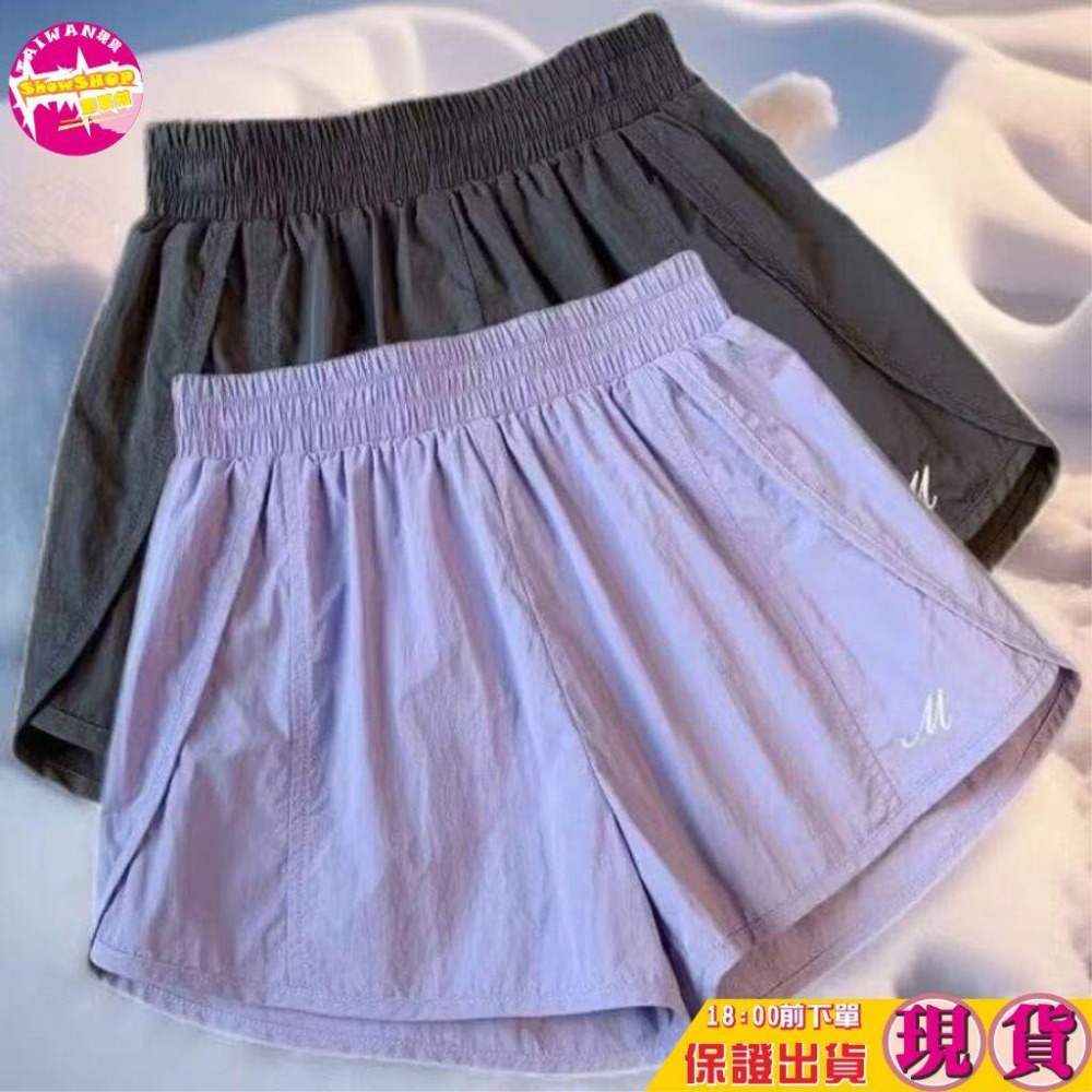 SHOWSHOP⭐現貨在台⭐女童速乾短褲 夏季薄款運動褲 中大童透氣防走光褲裙 寬鬆休閒跑步褲 快乾短褲110-170-細節圖6
