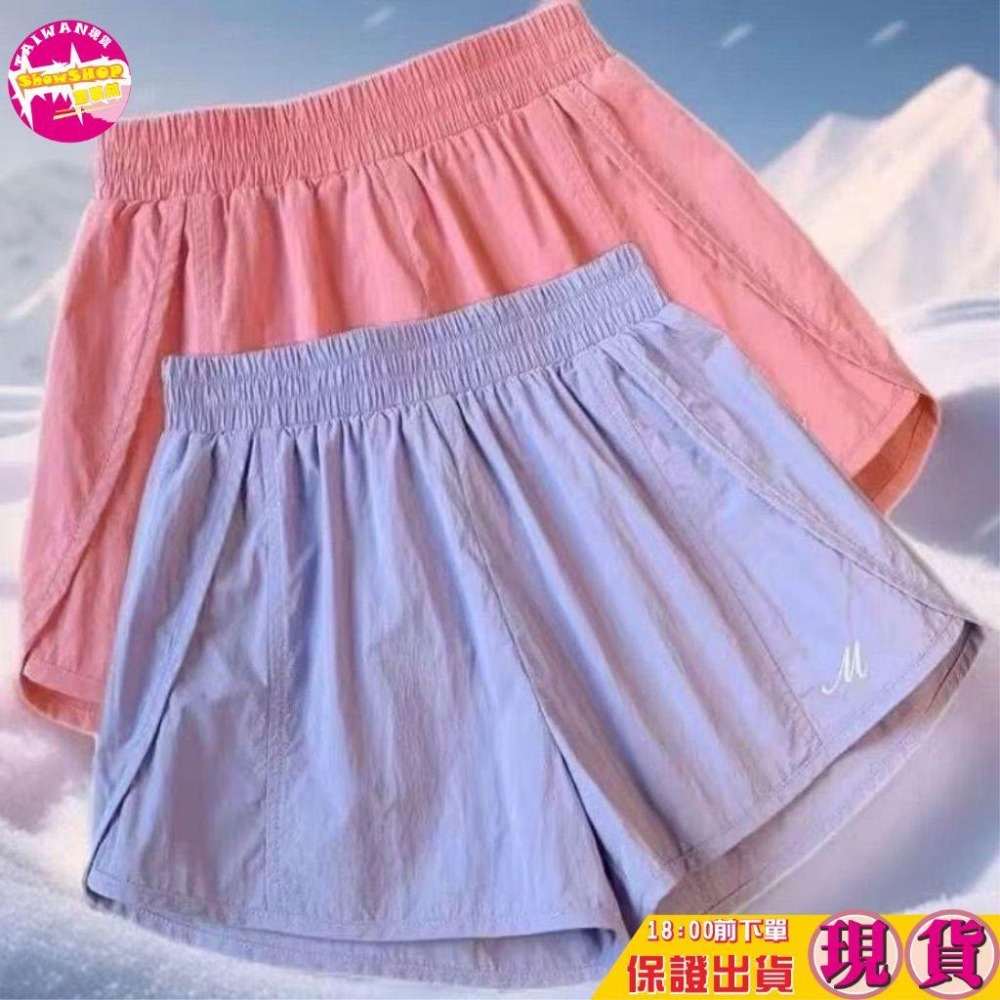 SHOWSHOP⭐現貨在台⭐女童速乾短褲 夏季薄款運動褲 中大童透氣防走光褲裙 寬鬆休閒跑步褲 快乾短褲110-170-細節圖7