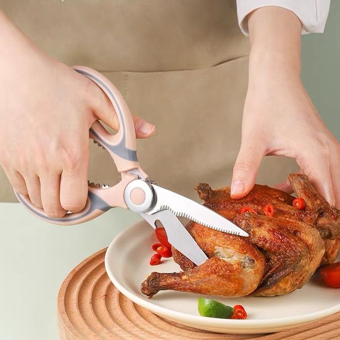 【台灣24H出貨】食物剪 廚房剪刀 食物剪刀 3CR13不鏽鋼 多功能剪刀 剪刀 料理剪刀 不鏽鋼剪刀【RS1503】-細節圖9