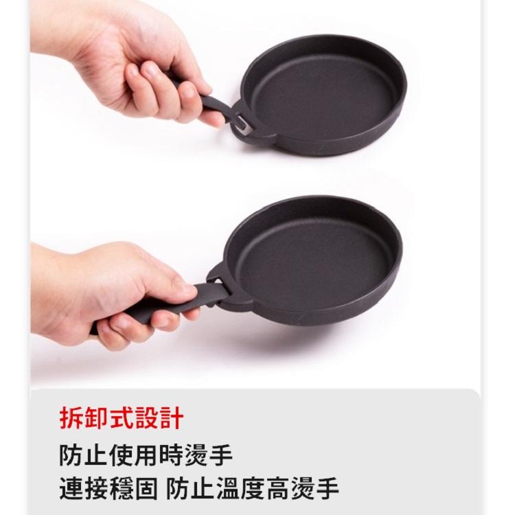 【台灣24H出貨】TNR 鑄鐵烤盤 鑄鐵盤 烤盤 牛排盤 小煎盤 鑄鐵平底鍋 平底煎盤 露營 餐具【CP133】-細節圖6