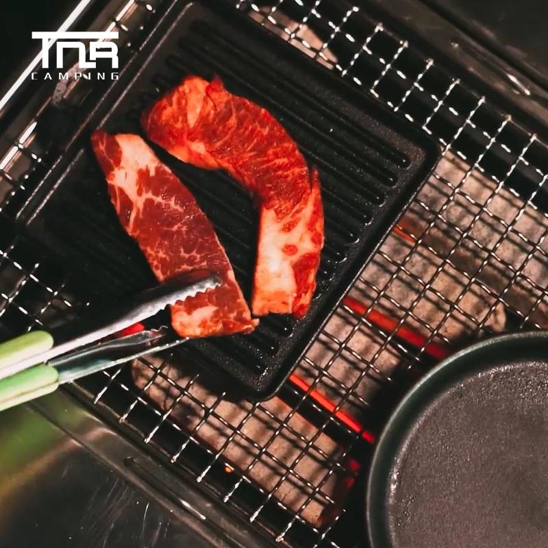 【台灣24H出貨】TNR 鑄鐵烤盤 鑄鐵盤 烤盤 牛排盤 小煎盤 鑄鐵平底鍋 平底煎盤 露營 餐具【CP133】-細節圖8