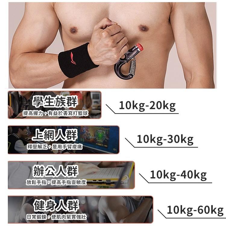 【台灣24H出貨】握力器 可調節握力器 握力訓練器 手腕訓練 腕力器 可調式握力器 腕力球 握力 腕力【RS1231】-細節圖8