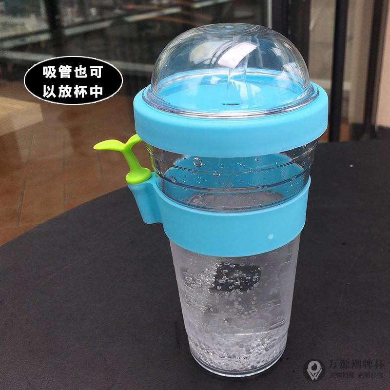 【台灣24H出貨】樹苗吸管杯 480ml 吸管杯 隨行杯 隨身杯 環保杯 水壺 水瓶【F555】-細節圖6