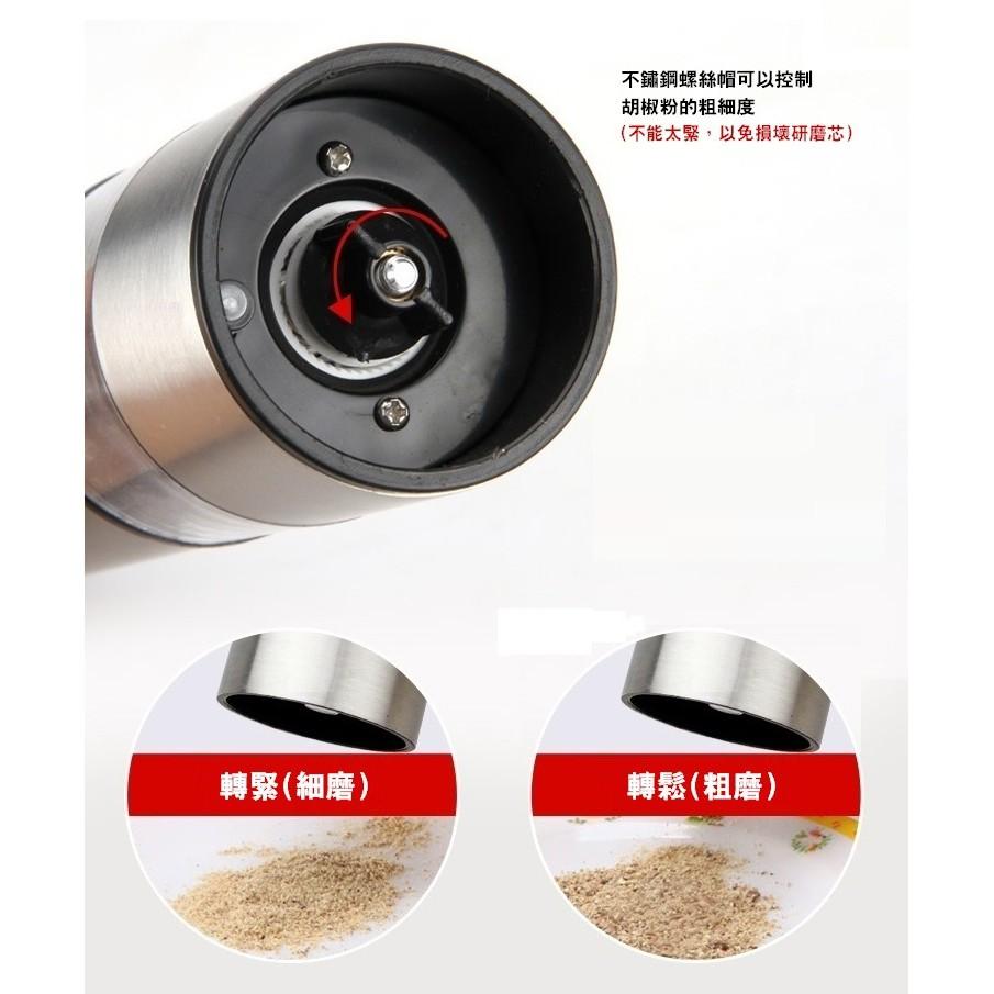 【台灣24H出貨】自動研磨胡椒器 調味料研磨器 胡椒研磨器 電動研磨器 電動胡椒罐 調味罐 胡椒罐【RS883】-細節圖5