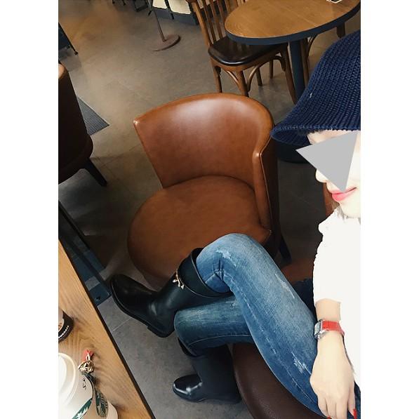 雨季必備款 金釦扣環雨靴 高筒雨靴 靴子 長靴 雨靴【FS056】-細節圖6