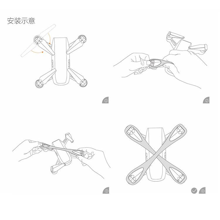 DJI 曉 Spark 束槳器 螺旋槳座 固定器 保護器 快拆設計 空拍機 航拍機 PGYTECH 大疆【SPA005】-細節圖7