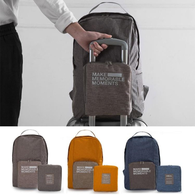 復古棉麻後背包 行李拉桿包 大容量 雙肩 後背包 收納包 旅行袋 可折疊 旅行收納【RB451】