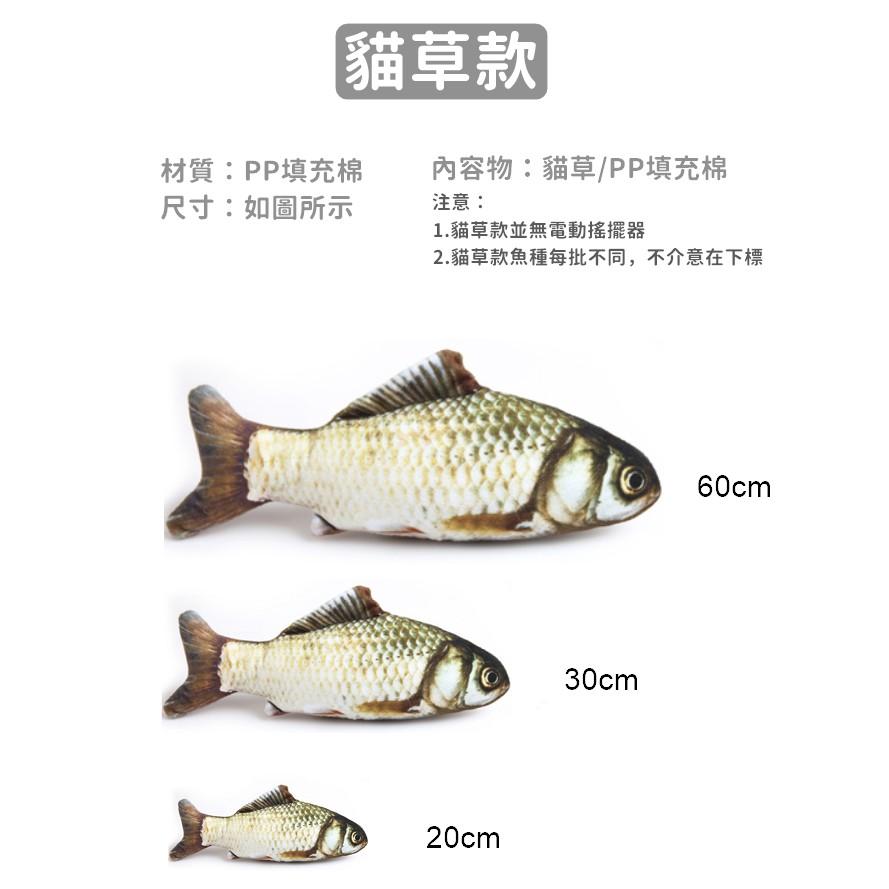 【台灣24H出貨】🐟電動跳跳魚🐟仿真魚抱枕 電動逗貓魚 貓草魚 搖擺魚 電動魚 寵物玩具 貓草玩具【RS677】-細節圖4