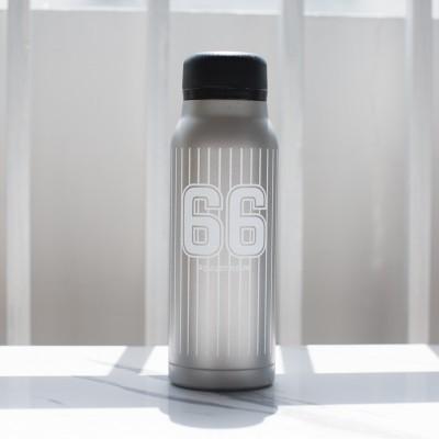 [304不鏽鋼] 銀黑質感保溫瓶 保溫瓶 保溫杯 水杯 水壺 環保水瓶【RS689】-細節圖2