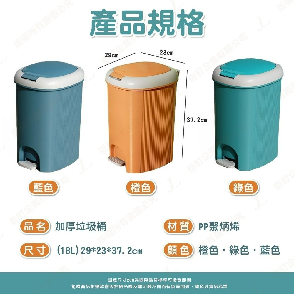 【可超取 雙開蓋方式 18L】垃圾桶 廚房垃圾桶  掀蓋垃圾桶 腳踏垃圾桶 回收桶 分類回收桶 紙簍-細節圖9