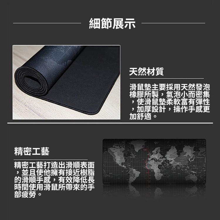 【超大尺寸90*40cm】滑鼠墊 地圖滑鼠墊 鍵盤墊 桌墊 加大滑鼠墊 世界地圖 鼠標墊 電競滑鼠墊 滑鼠-細節圖6