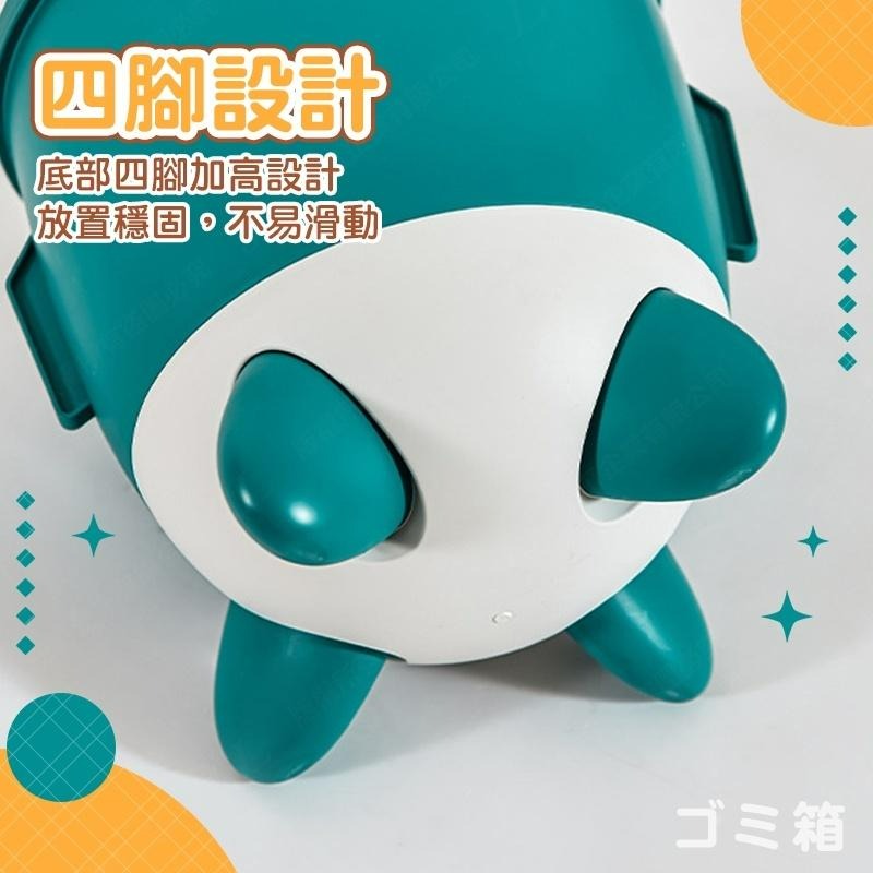 【火箭造型10L】垃圾桶 翻蓋垃圾桶 可愛垃圾桶 高腳垃圾桶 廚房垃圾桶 掀蓋垃圾桶 造型垃圾桶 10公升-細節圖4