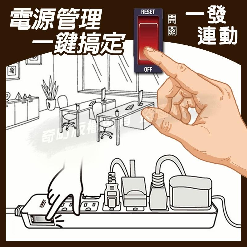 【台灣製造 太星獨立開關延長線3P 】延長線 電腦延長線 安全延長線 多孔延長線 電源線 插座 獨立開關 3孔 6尺-細節圖5
