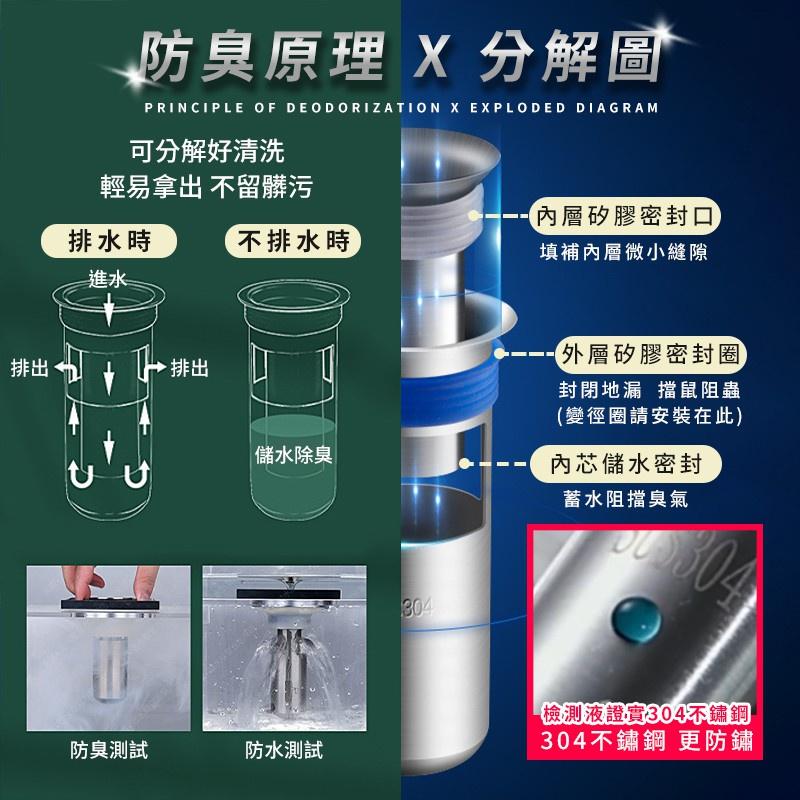 【不鏽鋼防臭地漏】地漏 落水頭 不鏽鋼地漏 不銹鋼落水頭 防臭地漏 防臭落水頭 防蟲地漏 排水孔蓋 地漏芯-細節圖9