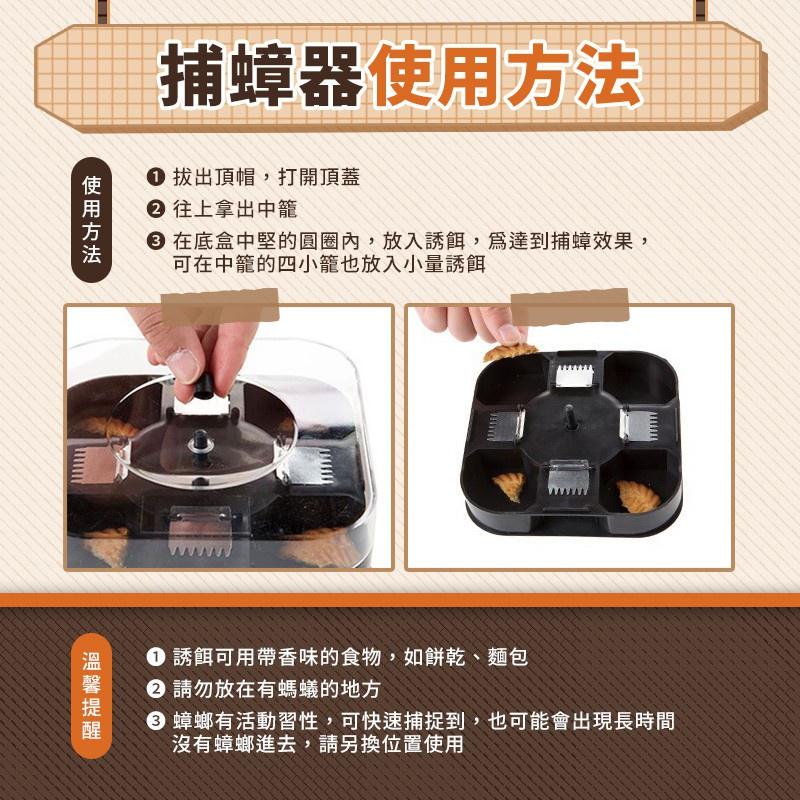 【台灣現貨】捕蟑器 蟑螂誘補器 蟑螂捕抓器 蟑螂剋星 蟑螂盒  蟑螂屋 抓蟑螂 蟑螂屋 殺蟑螂 捉蟑螂-細節圖6