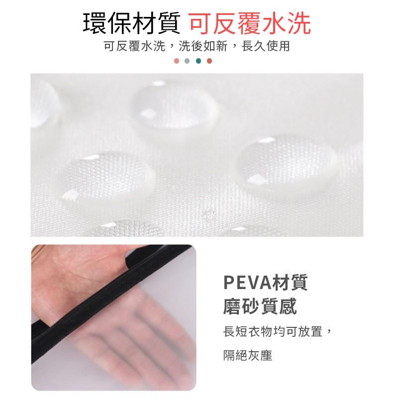 【加厚拉鍊款】衣服防塵套 衣物防塵套 衣服防塵袋 衣物收納袋 衣物防塵罩 大衣防塵袋 西裝防塵套-細節圖2