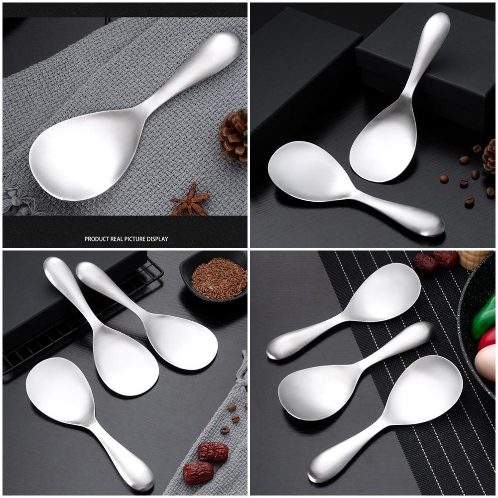 【 現貨 不鏽鋼飯勺】飯勺 飯匙 飯勺子 盛飯匙 304不鏽鋼-細節圖5