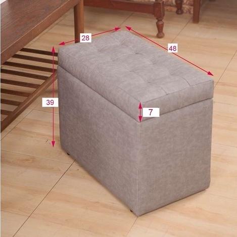 【現貨 台製可掀蓋】貓抓皮收納椅 椅凳 矮凳 掀蓋椅 沙發椅 兒童椅 收納椅 貓抓布 方型椅 客廳椅 JL精品工坊-細節圖8