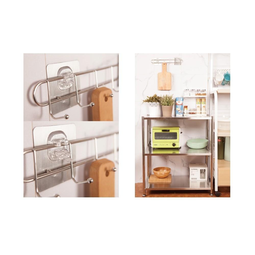 【免釘貼不鏽鋼六勾掛勾】 免釘貼 掛勾 掛鉤 免打孔-細節圖3