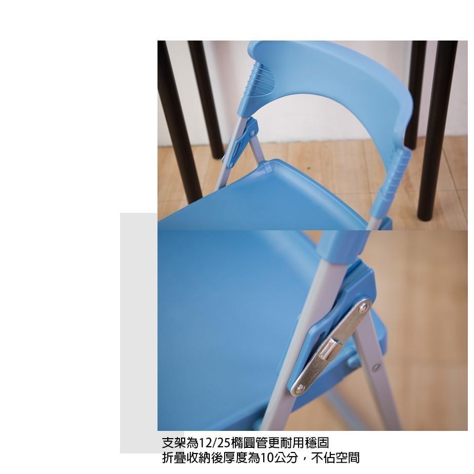 【人體工學塑鋼折合椅】折合椅 洽談椅 辦公椅 會議椅 休閒椅 橋牌椅 電腦椅 JL精品工坊-細節圖3