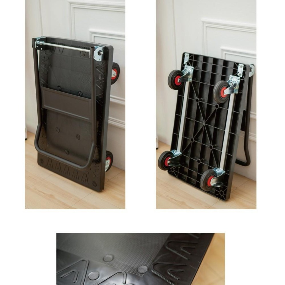 【小幫手高荷重折疊手推車81x50公分】推車 手推車 搬運車 手拉車 工作推車-細節圖3