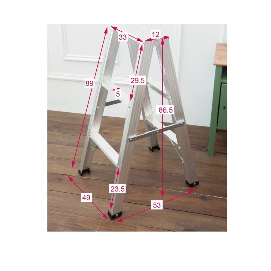 【台灣製造 3-7尺可選 】鋁梯 梯子 鋁合金梯 工作梯 樓梯 A字梯 馬椅梯 工具梯 家用梯 登高梯-細節圖4