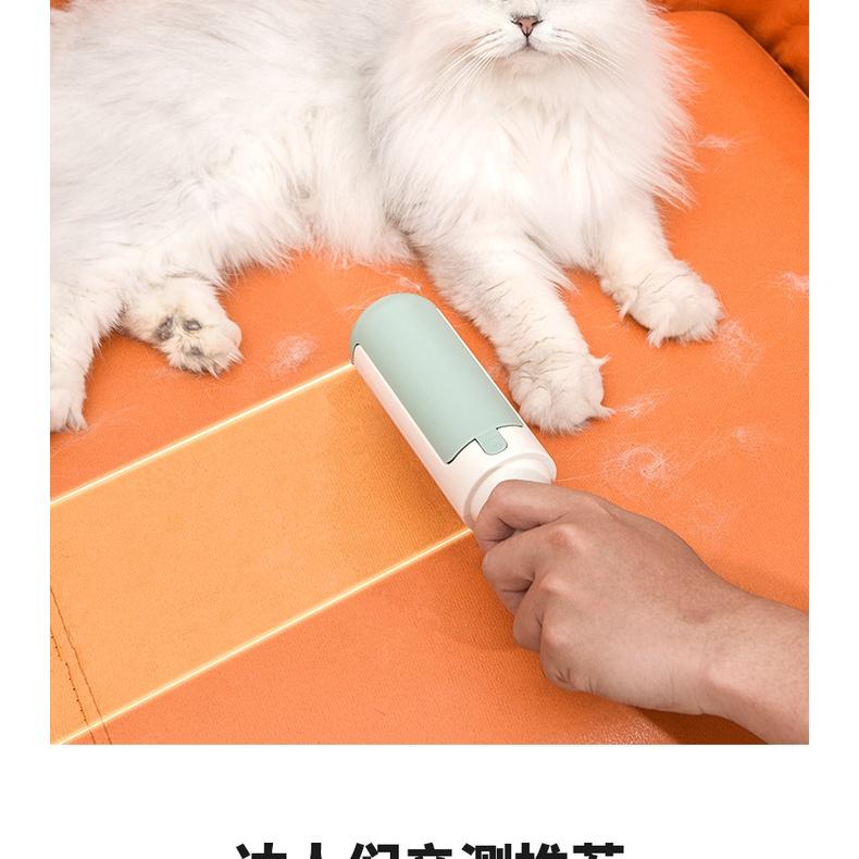 無耗材可水洗 抖音熱款 居家除毛器 寵物除毛器 清理貓毛 講怪星空刷 靜電除毛刷 多用雙面刷毛器 貓毛刮毛器 滾筒粘毛器-細節圖4