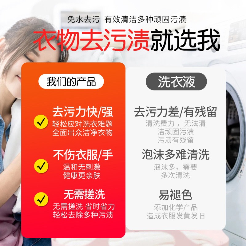 抖音同款 花仙純 活性酶衣服洗滌劑 去污油漬 乾洗劑 去油去漬液 筆漬 口紅印 高活性酶 迅速分解 除去汙垢-細節圖4