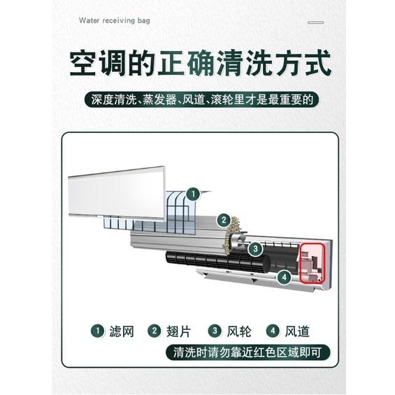 清洗冷氣一次搞定 冷氣清洗工具 防護神器 空調接水罩 冷氣全套清洗劑工具 冷氣專用接水袋 空調清潔神器套裝-細節圖3