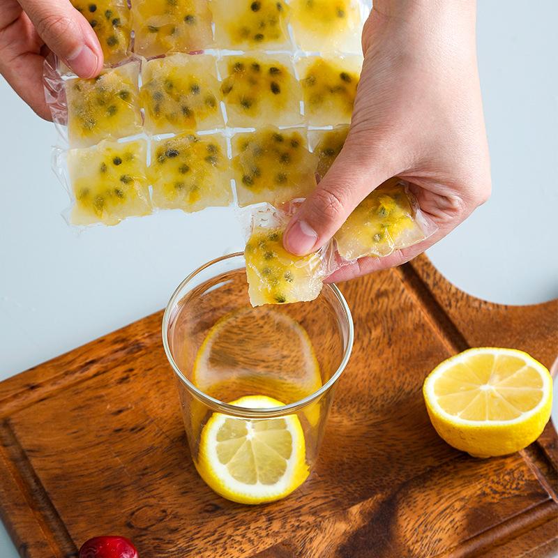 送漏斗 夏日必備 一次性冰袋 夏季製冰 冰塊模具 冰格袋 冷凍模具 自製保鮮袋 自製冰塊-細節圖5