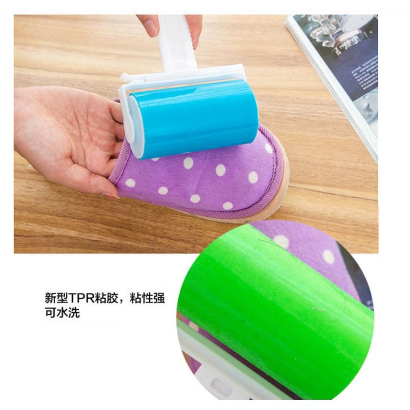 可水洗重複使用 外出隨身攜帶方便 可水洗滾筒黏毛器 便攜黏毛器 寵物毛髮清理 滾筒吸毛器 除塵刷 衣服沾毛刷 黏毛器-細節圖5