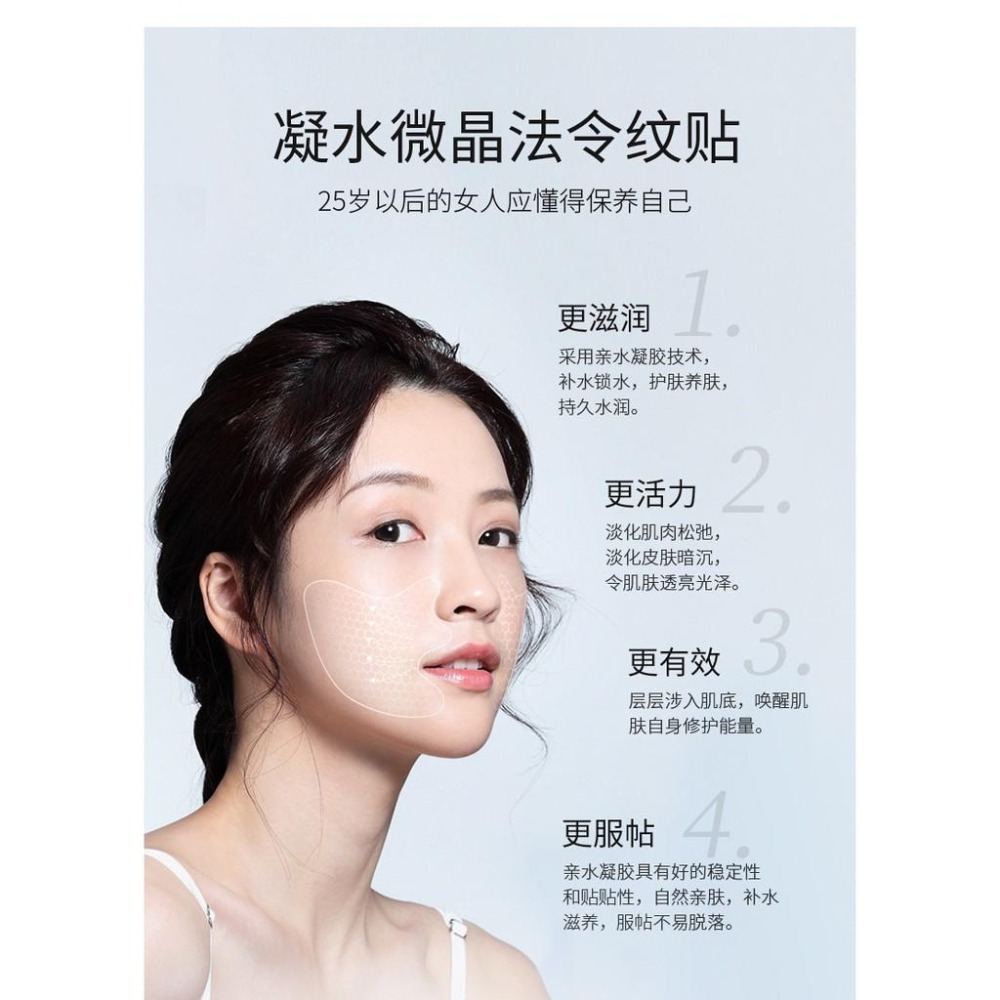 HUNMUI正品 美容少女貼 韓倫美羽微晶法令紋貼 6D微晶立體少女貼 6D微晶膠原蛋白貼 表情紋貼片 皺紋魔貼-細節圖5