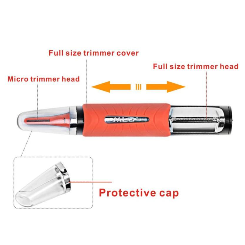現貨供應 亞馬遜新款 男士多功能剃毛器 多功能雙頭剃毛器 鼻毛刀 多機能便攜男士雙頭剃鬚刀 鼻毛修剪器 毛髮修剪器-細節圖5