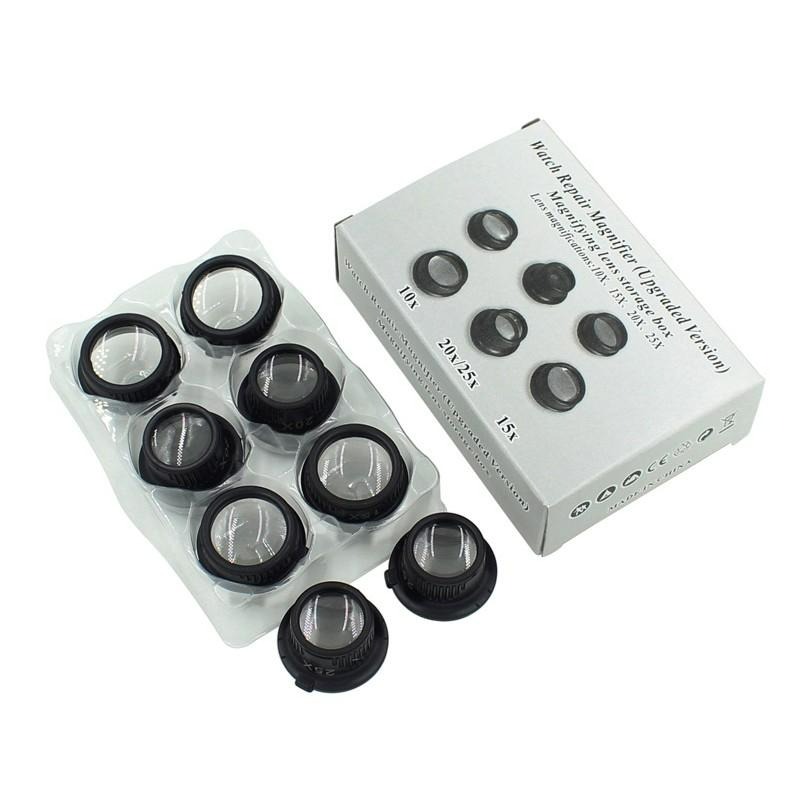 附頭帶 含4個倍鏡 LED燈放大眼鏡 頭戴式放大鏡 頭戴式維修放大鏡 內建LED高清眼燈 鑑定 古玩 手機維修 鐘錶維修-細節圖5