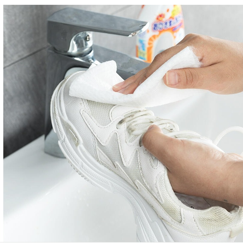 日本進口 布鞋免水洗 小白鞋清潔劑 去污增白 網面鞋 洗鞋清潔噴霧 泡沫擦鞋 去污刷鞋-細節圖8