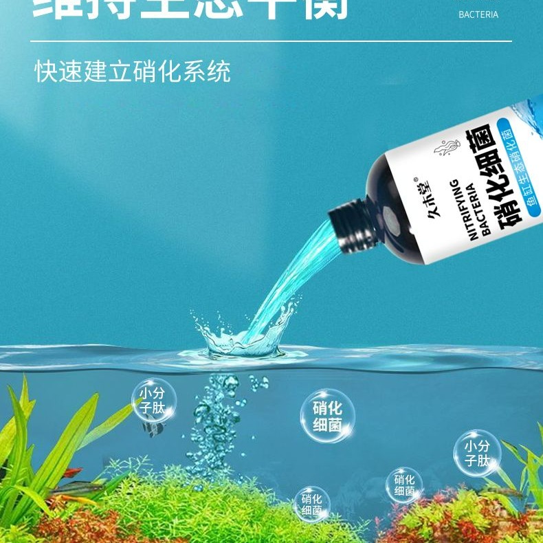 污水淨化硝化細菌 告別渾濁水 還原清澈水質 化糞為水 硝化細菌 綠水 魚缸生態硝化菌 淨化水質 維持生態平衡 改善水質-細節圖6