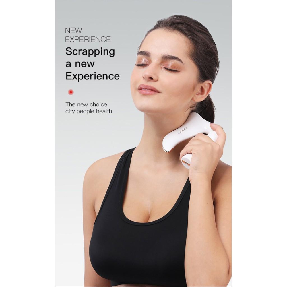 外貿新品 頸椎刮痧板 微電流42度恆溫 筋摩按摩儀 微電流刮痧板 臉部美容 頸部筋絡按摩 酸痛肌肉放松器 便攜智能按摩儀-細節圖6