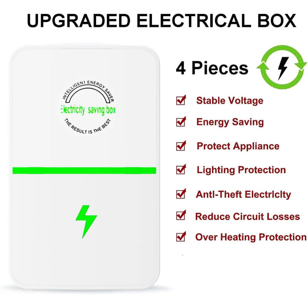 亞馬遜新款 隨插即省 智慧節電器 家用智能節電器 省電器 即插即用 降低流動電壓 家電省電神器 冰箱冷氣節電 家電防耗電-細節圖6