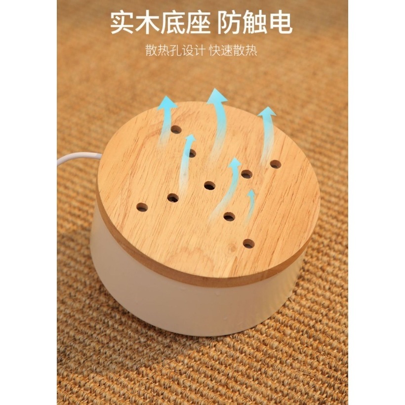 黑碗+恆溫 冬天加熱貓咪碗 30°C貓咪水碗 USB接頭 恆溫貓咪碗 貓咪恆溫飲水機 陶瓷水碗 狗狗溫水器 寵物水碗-細節圖5