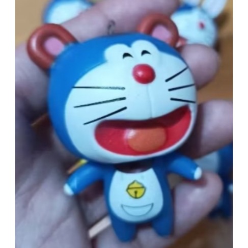 （二手）哆啦a夢  十二生肖 小叮噹 強力磁鐵 公仔 冰箱貼 鼠牛兔狗雞蛇羊-規格圖8