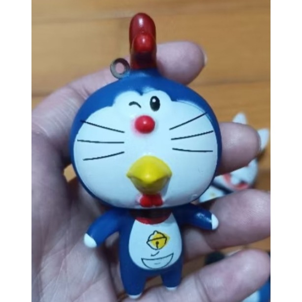 （二手）哆啦a夢  十二生肖 小叮噹 強力磁鐵 公仔 冰箱貼 鼠牛兔狗雞蛇羊-規格圖8