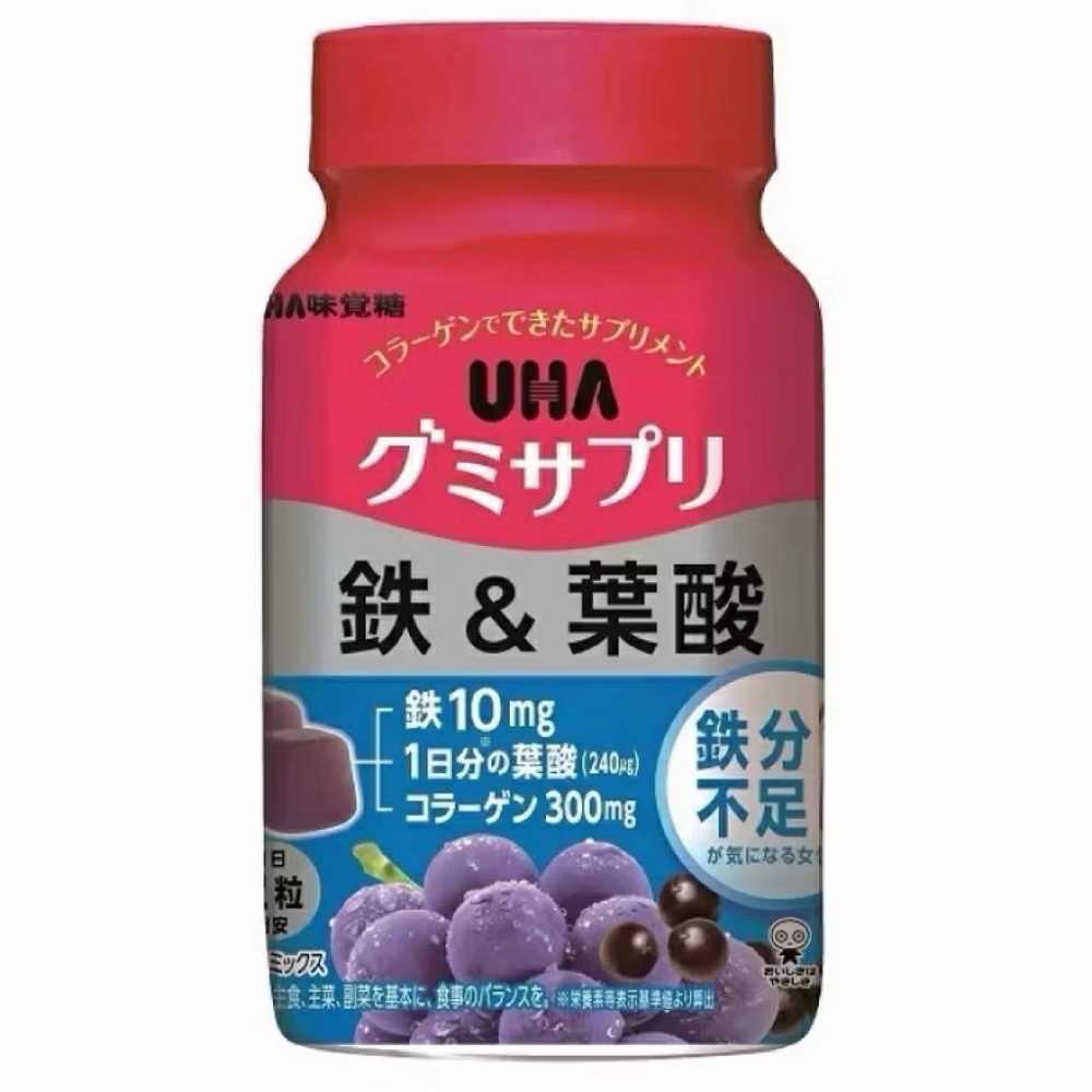 UHA 軟糖 鐵 / 鐵&葉酸-規格圖1