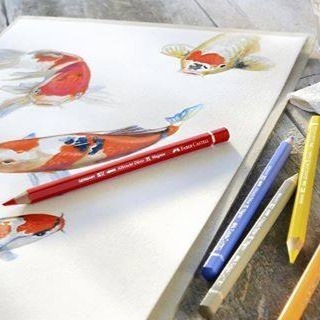 開學促銷~德國FABER-CASTELL輝柏 Artists 專家級 綠盒 水性色鉛筆-60色-細節圖3