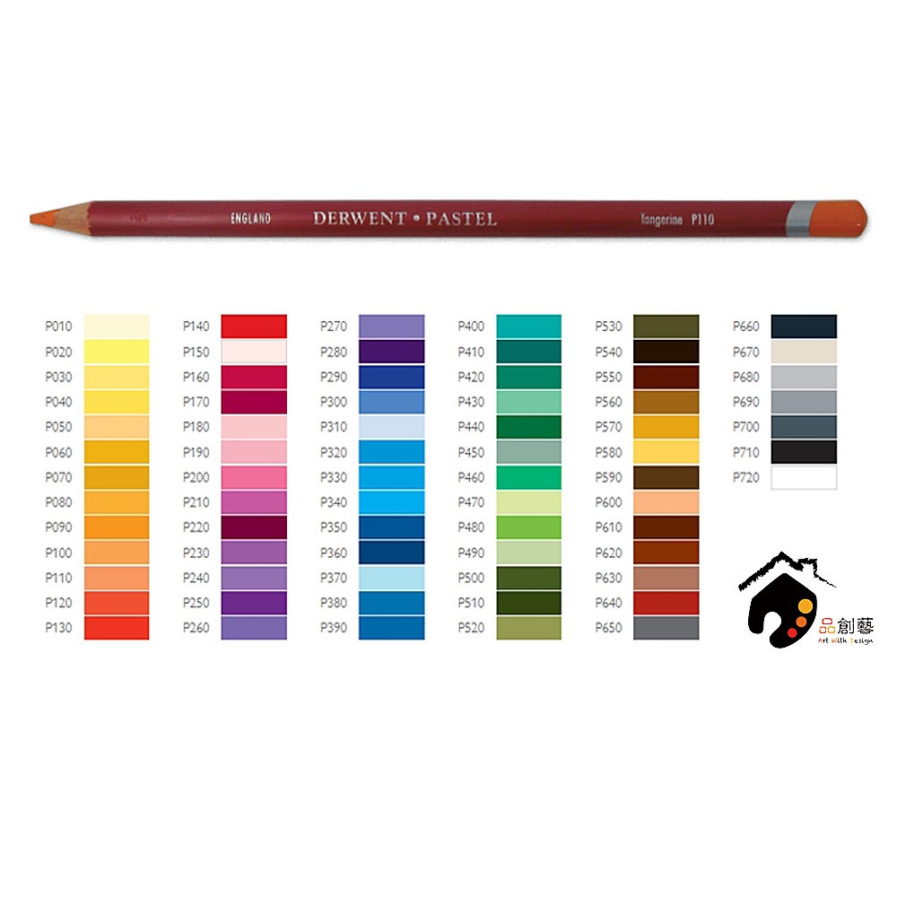 英國DERWENT德爾文 Pastel Pencils 頂級粉彩色鉛筆精緻鐵盒組-72色-細節圖3