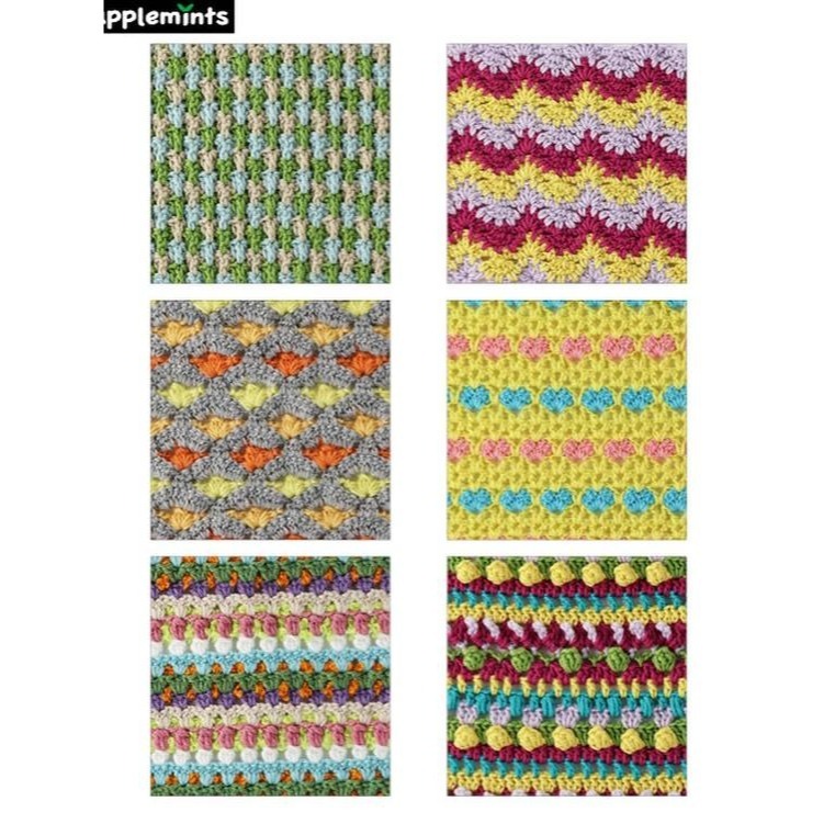 日文編織書 鎖針跟長針就能完成的花樣書-細節圖9