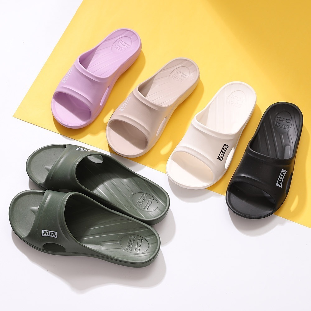 【ATTA】足底均壓★ 足弓簡約休閒拖鞋 足壓分散/足弓支撐/一體成型/台灣製/防水/原廠公司貨-細節圖2