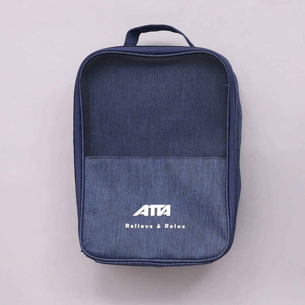 【ATTA】ATTA 手提包裝袋-藍色/健身包包/透氣網孔/耐磨耐刮/超大容量-細節圖2