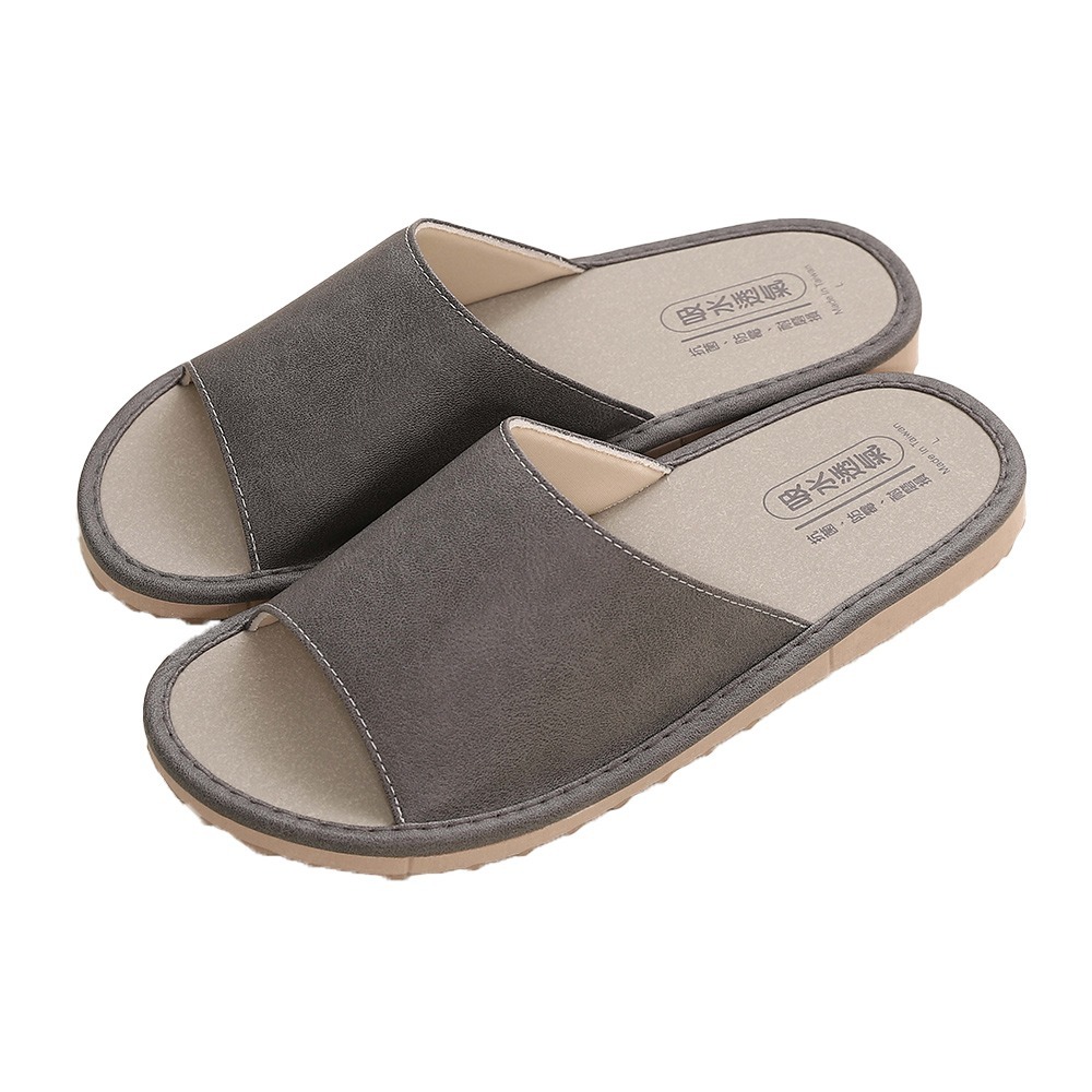 【維諾妮卡】瞬吸透氣★文青風格吸水皮料室內拖鞋(3色) 台灣製 抗菌防霉 快乾舒適 親膚皮料-規格圖10