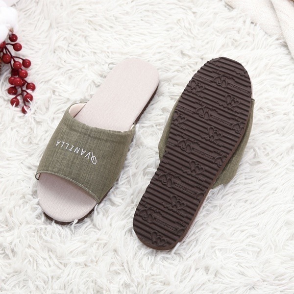 【維諾妮卡】涼爽除臭★和風素色咖啡紗室內拖鞋(4色) 咖啡紗 台灣製 消臭快乾 清爽舒適 橡膠鞋底 防滑安心 居家拖鞋-細節圖8
